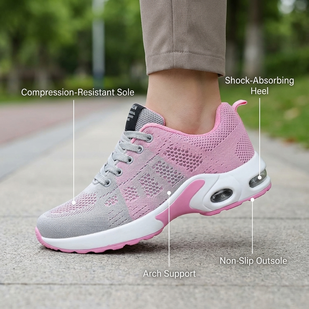 Orthora Pro — 12-Hour Shift Shoes for All-Day Foot, Knee &amp; Back Pain Relief [Mother&