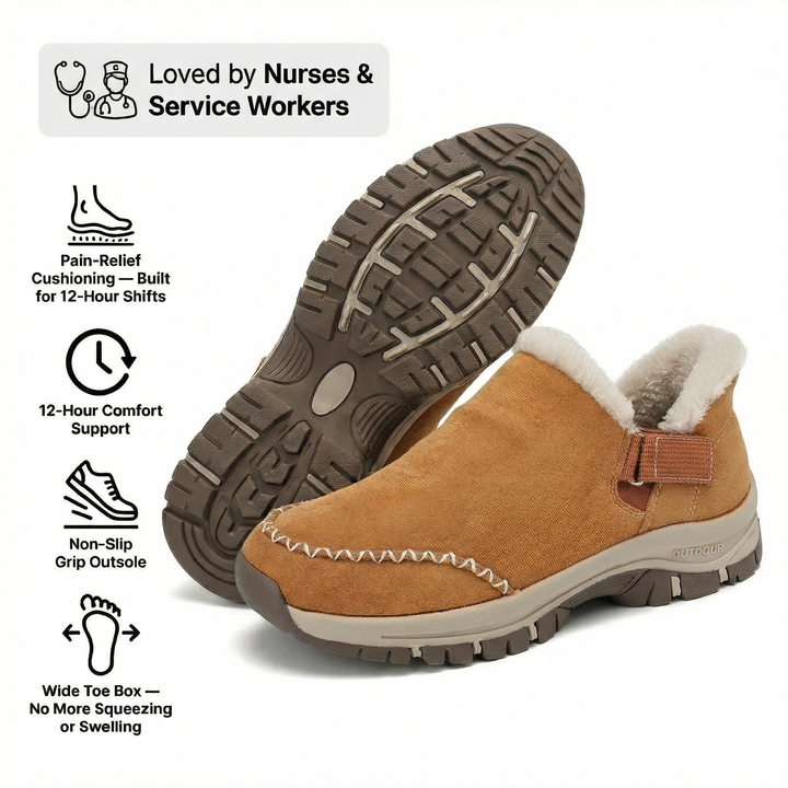 NursePro 12-Hour Shift Clogs — Plantar Fasciitis &amp; Heel Relief for Back Pain, Bunions &amp; Wide Feet