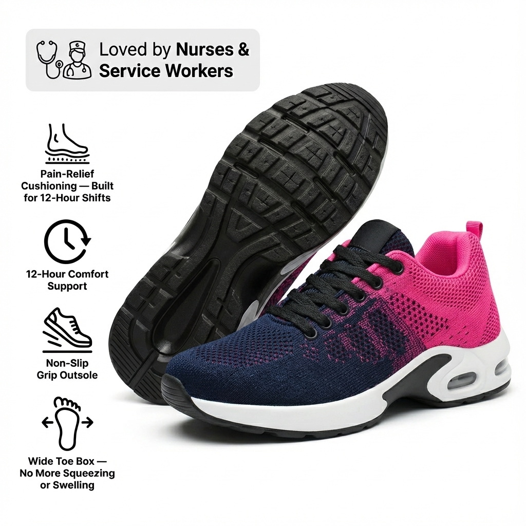 Orthora Pro – 12-Hour Shift Shoes for All-Day Foot, Knee &amp; Back Pain Relief (BOGO) (Copy)