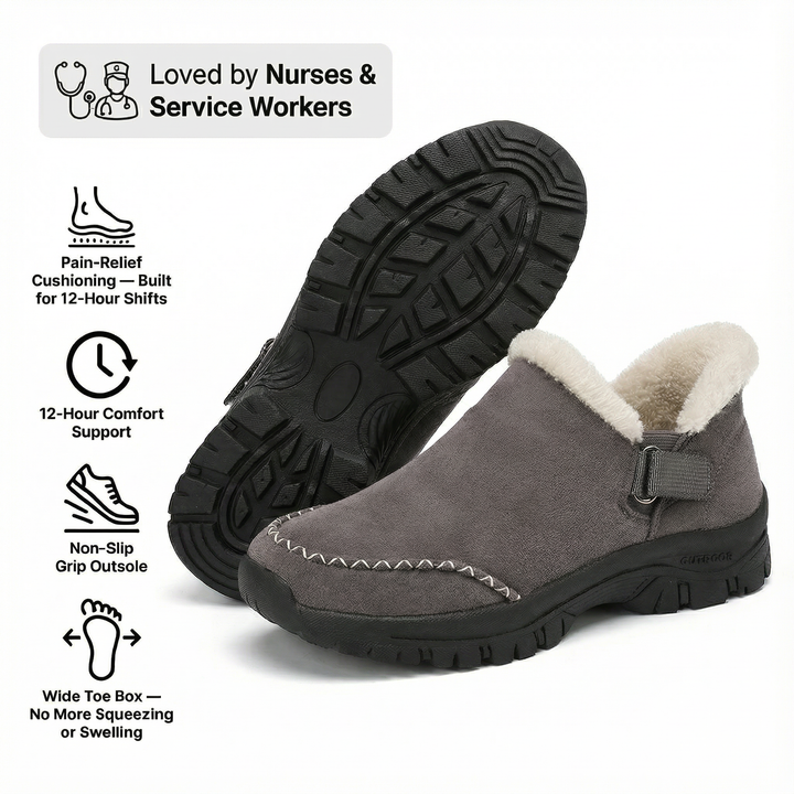 NursePro 12-Hour Shift Clogs — Plantar Fasciitis &amp; Heel Relief for Back Pain, Bunions &amp; Wide Feet