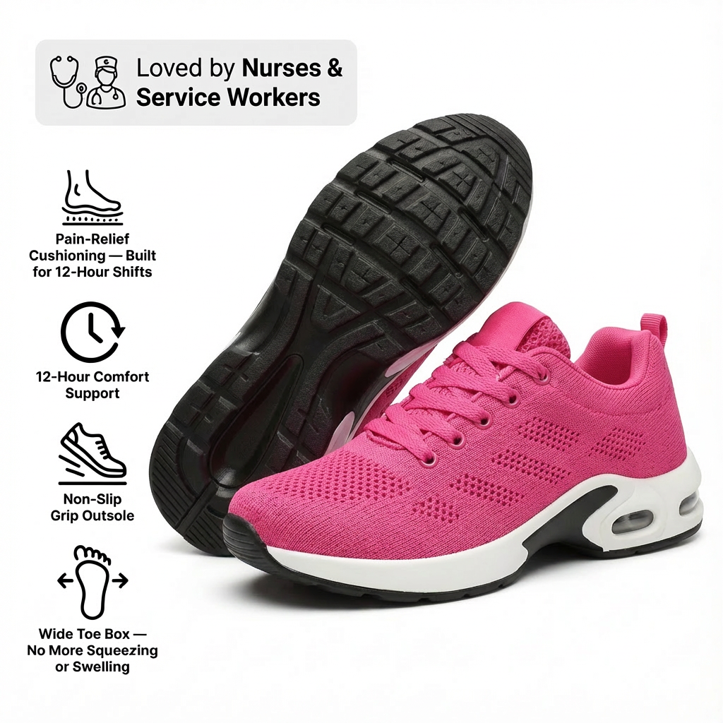 Orthora Pro – 12-Hour Comfort Shoes for Heel &amp; Plantar Fasciitis Relief (Unisex) (BOGO)