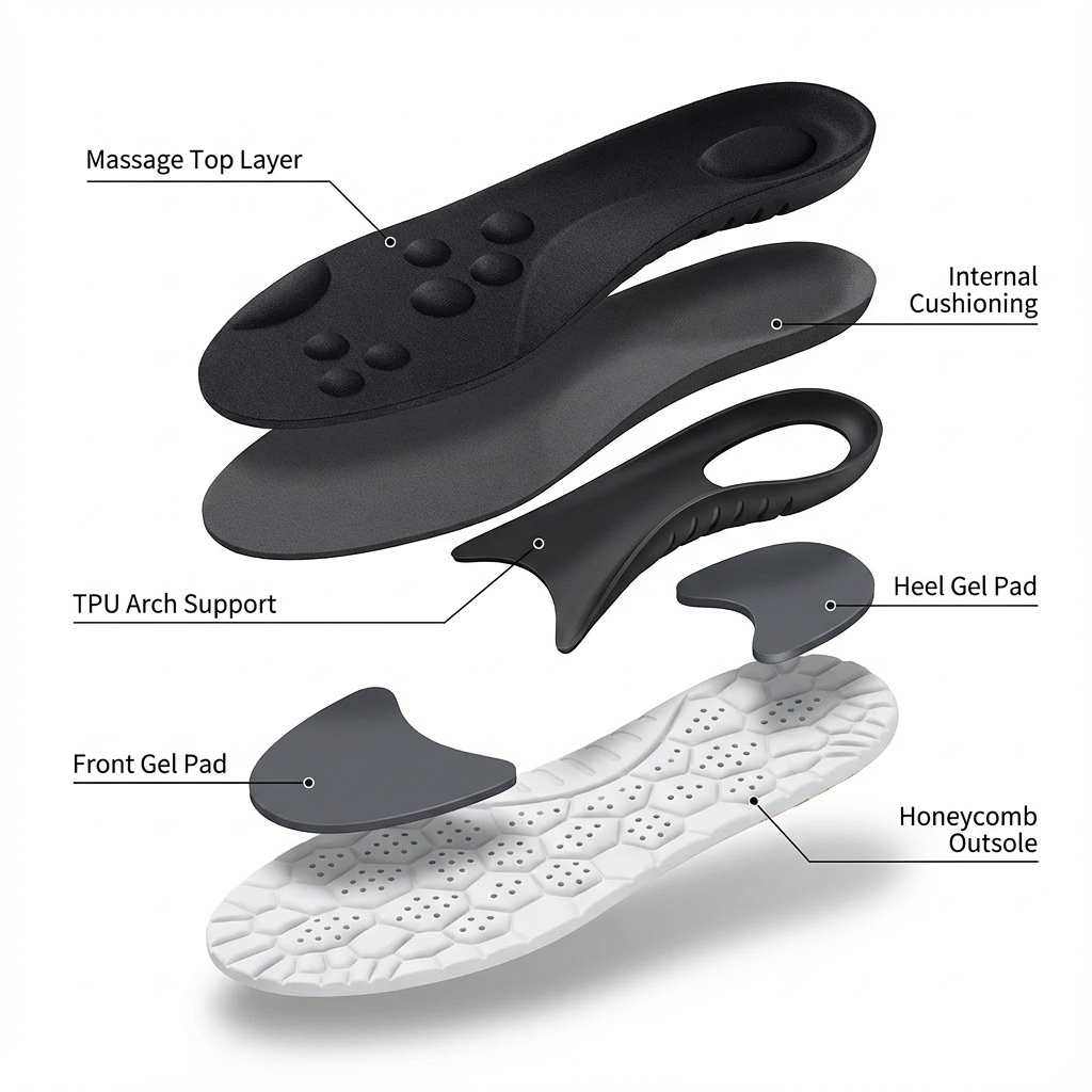 Pain Relief Insoles - 12 Hour Shift Comfort 70% OFF
