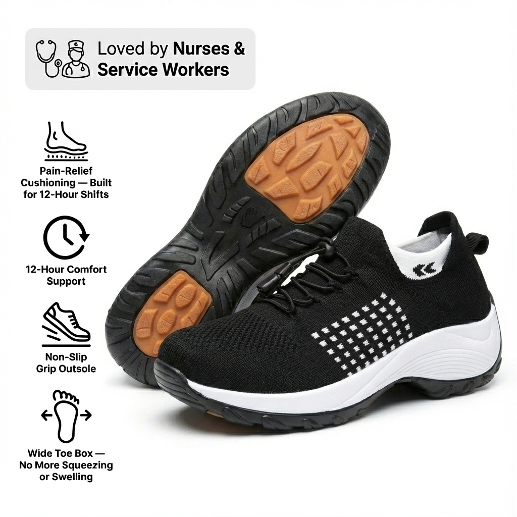 ShiftPro – 12-Hour Shift Shoes for All-Day Foot, Knee &amp; Back Pain Relief